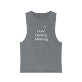 Unisex Stonewash Good Fucking Morning Tank Top