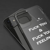 Fuck You & Fuck Your Feelings Clear Cases