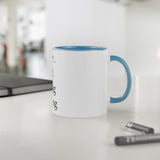 Good Fucking Morning White Accent Mug, 11oz