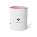 I Hate Everyone Stupid Cunts White Accent Mug, 11oz