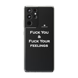 Fuck You & Fuck Your Feelings Clear Cases