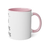 Good Fucking Morning White Accent Mug, 11oz