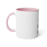 Good Fucking Morning White Accent Mug, 11oz