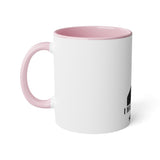I Hate Everyone Stupid Cunts White Accent Mug, 11oz