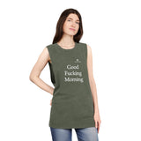 Unisex Stonewash Good Fucking Morning Tank Top