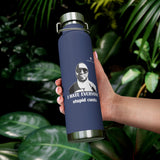 Copper Vacuum I Hate Everyone Stupid Cunts Insulated Bottle, 22oz