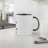Fuck You & Fuck Your Feelings White Accent Mug, 11oz