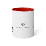 I Hate Everyone Stupid Cunts White Accent Mug, 11oz