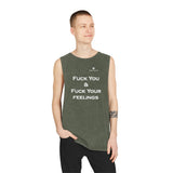 Unisex Stonewash Fuck You & Fuck Your Feelings Tank Top