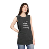 Unisex Stonewash Good Fucking Morning Tank Top