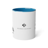 I Hate Everyone Stupid Cunts White Accent Mug, 11oz