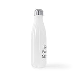 Stainless Steel Good Fucking Morning Water Bottle, 17oz