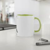 I Hate Everyone Stupid Cunts White Accent Mug, 11oz