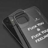 Fuck You & Fuck Your Feelings Clear Cases