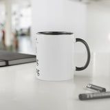 Good Fucking Morning White Accent Mug, 11oz