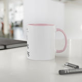 Good Fucking Morning White Accent Mug, 11oz