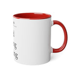 Good Fucking Morning White Accent Mug, 11oz