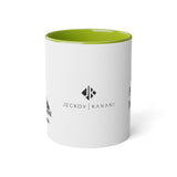 I Hate Everyone Stupid Cunts White Accent Mug, 11oz