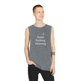 Unisex Stonewash Good Fucking Morning Tank Top