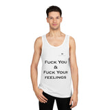 Unisex Fuck You & Fuck Your Feelings Softstyle™ Tank Top