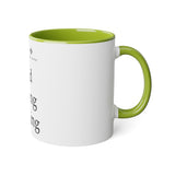 Good Fucking Morning White Accent Mug, 11oz