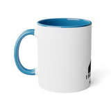 I Hate Everyone Stupid Cunts White Accent Mug, 11oz