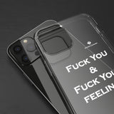 Fuck You & Fuck Your Feelings Clear Cases
