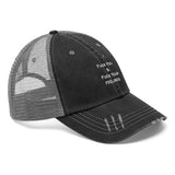 Unisex Fuck You & Fuck Your Feelings Trucker Hat