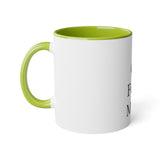Good Fucking Morning White Accent Mug, 11oz