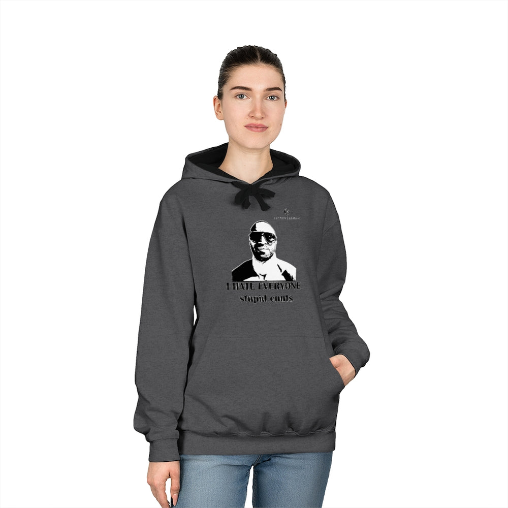 Unisex I Hate Everyone Stupid Cunts Varsity Hoodie