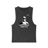 Unisex Stonewash Good Fucking Morning Tank Top