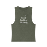Unisex Stonewash Good Fucking Morning Tank Top